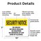 Signmission No Drugs Dealers Weapons Drinking OSHA Security Notice Sign, Plastic, 10in W x 7in L, 2PK OS-2PACK-SN-P-710-L-11599 - alternate 3